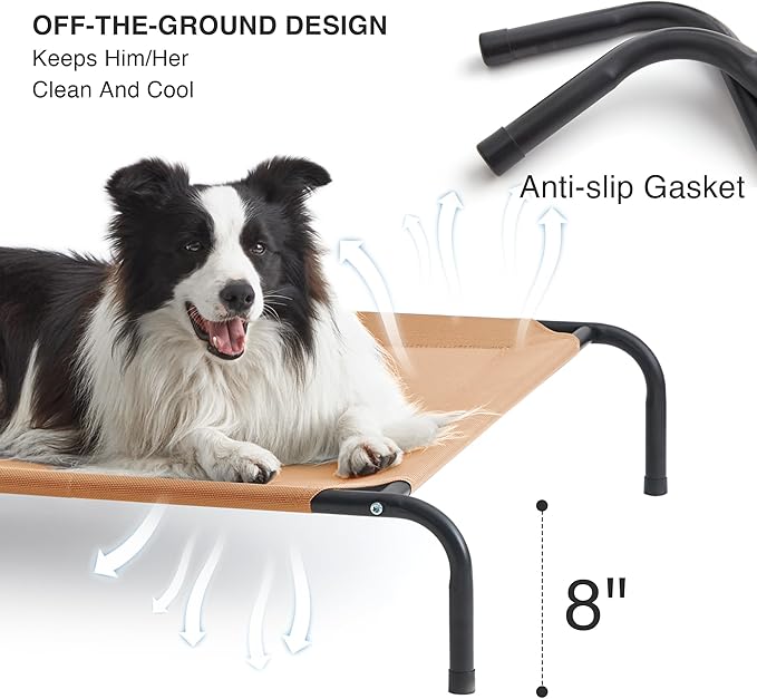 Love's cabin Outdoor Elevated Dog Bed 49in Cooling