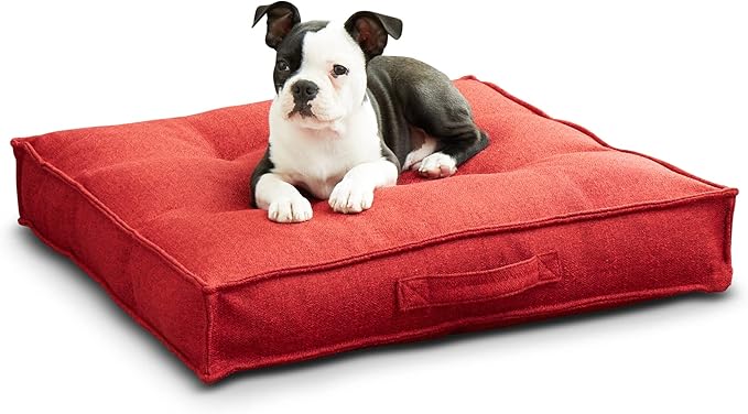 Happy Hounds Milo Square Tufted Pillow Dog Bed (24" x 24")