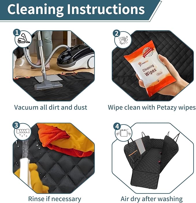 AKEfit Dog car seat Cover pet car seat Cover Dog Hammock for carHeavy Duty Oxford Cloth is Waterproof