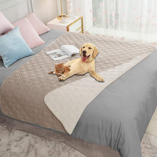 Ameritex Waterproof Dog Bed Cover Pet Blanket for Furniture Bed Couch Sofa Reversible