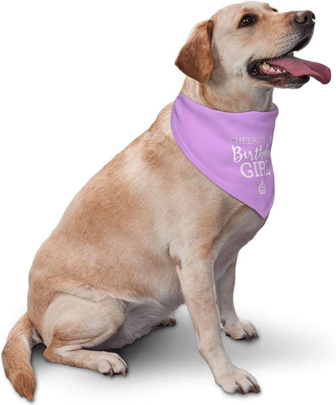 Birthday Girl Dog Bandana