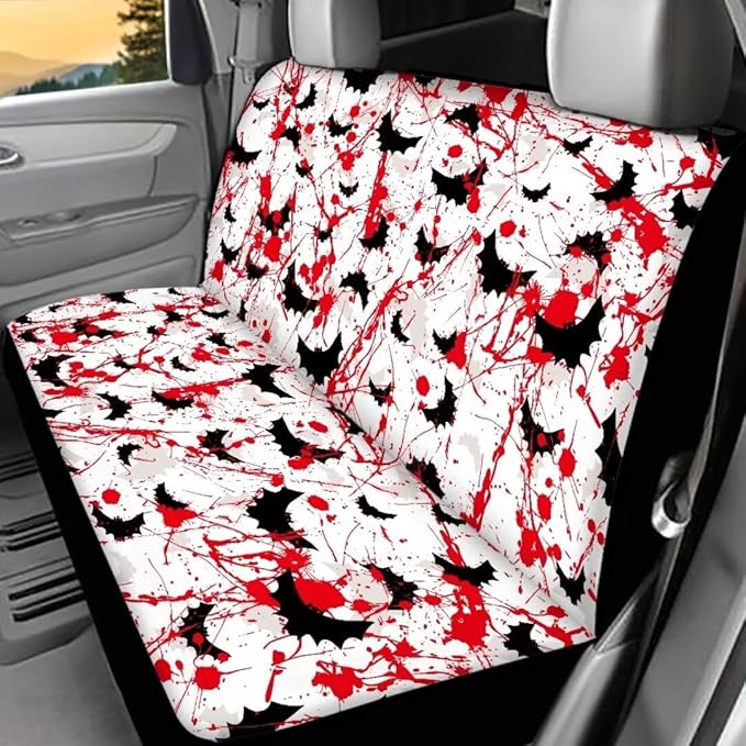 Bloodstained Bat Car Rear Seat Covers