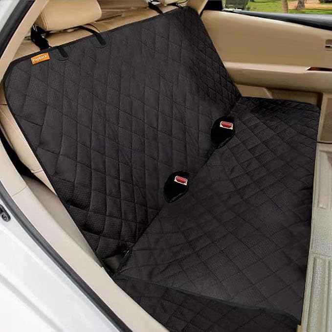 Dog Back Seat Cover Protector for SUV Trucks Cars Protector(Black1)