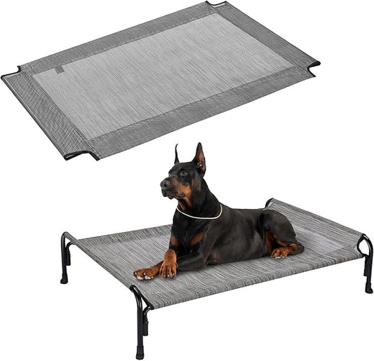 Veehoo Dog Bed Replacement Cover for CWC2204, Size XL, Black Silver