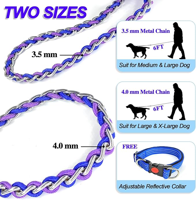Dog Leash Rope Chain 6ft Heavy