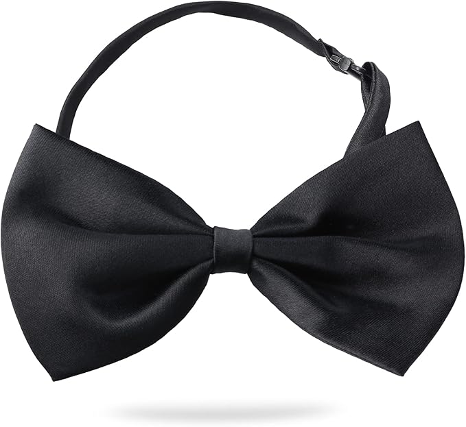 Yewong 2 Pieces Pet Formal Accessories Set - Pet Top Hat with Pet Formal Necktie/Bowtie Birthday Party Gradation Halloween Costumes Accessories for Dog Cat (Black-A) One Size