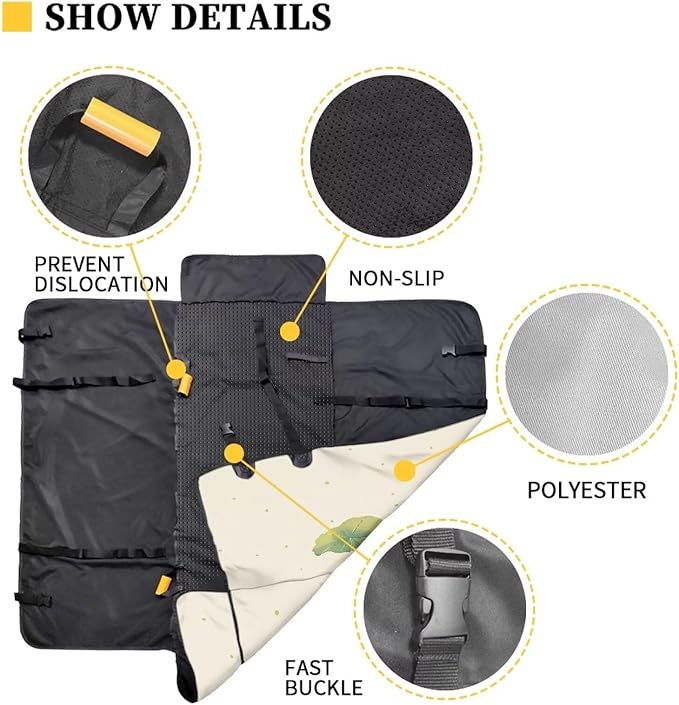 AFPANQZ Frog Dog Cat Seat Cover for Cars