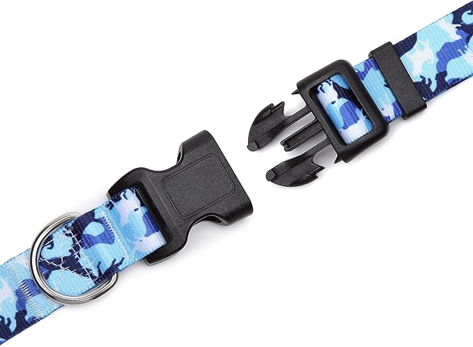 Adjustable Dog Collar with Patterns