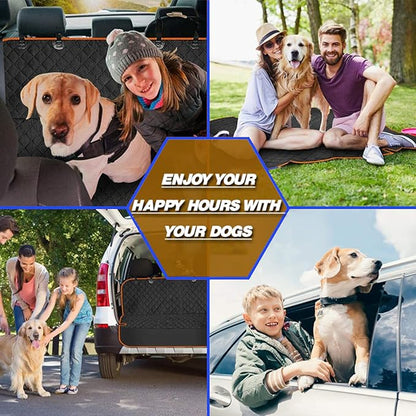 Dog Car Seat Cover 100% Waterproof 59" W 65" L