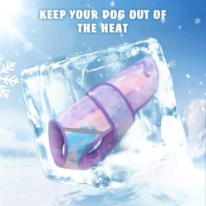 KYEESE Dog Cooling Vest for Large Dogs Lightweight Dog Cooler Jacket 3D Breathable Mesh Dog Cooling Shirts with Reflective Stripe UV Protection Dog T Shirt for Beach 2XL)