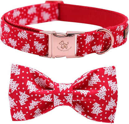Elegant little tail Dog Collar with Bow