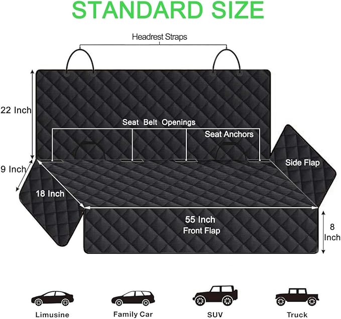 Paw Jamboree Bench Dog Car Seat Cover