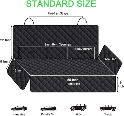 Paw Jamboree Bench Dog Car Seat Cover