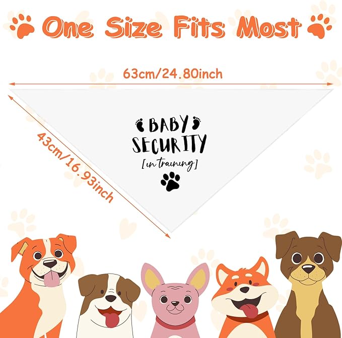 Dog Bandana Pregnancy Announcement Bandana for Dogs Baby