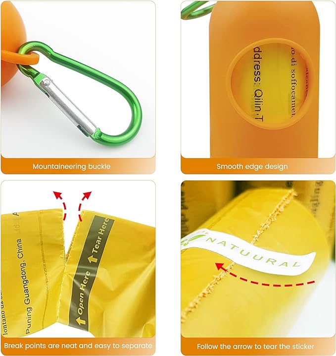 Poop Bags for Dogs-1050 Counts 70 Rolls 9x13 Inch, 100% Leak