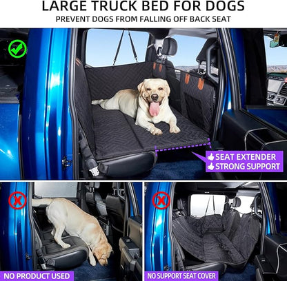 Dog Seat Cover and Bed for Trucks F150, RAM1500,