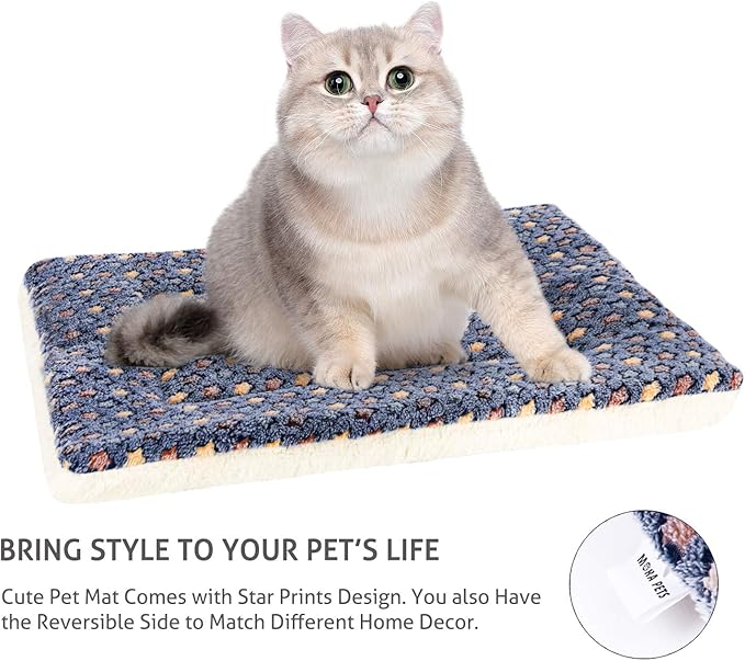 Mora Pets Cat Bed Dog Crate Pad Ultra 14 x 17.5 inch