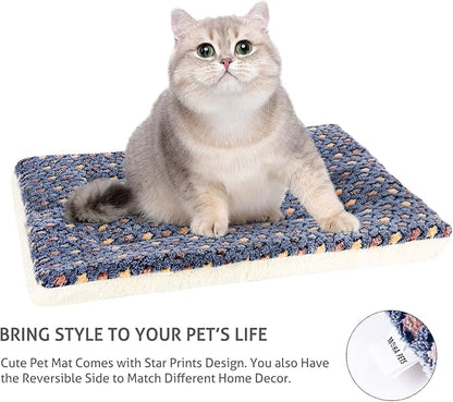 Mora Pets Cat Bed Dog Crate Pad Ultra 14 x 17.5 inch