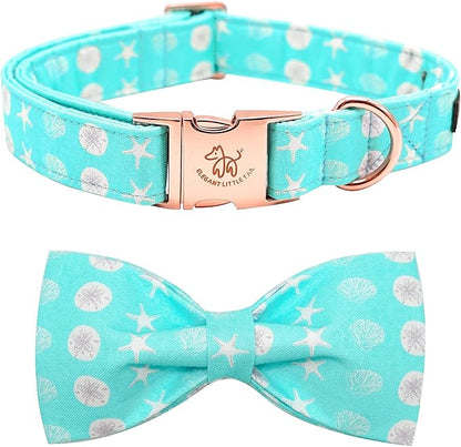 Elegant little tail Dog Collar with Bow