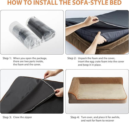 Large Orthopedic Dog Beds for Large Dogs