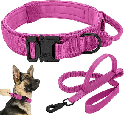 Tactical Dog Collar Leash Set