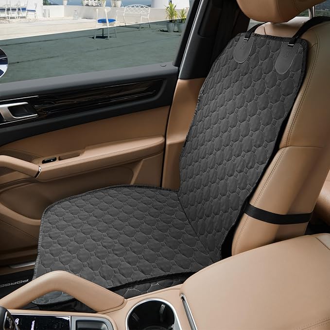 LOOBANI 2 Pack Front Dog Car Seat Cover: Waterproof Car Seat Covers for Dogs