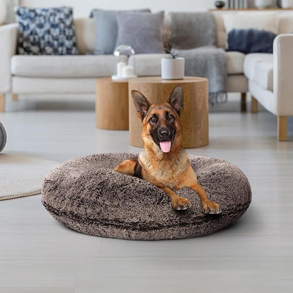 Bessie and Barnie Bagel Donut Dog Bed