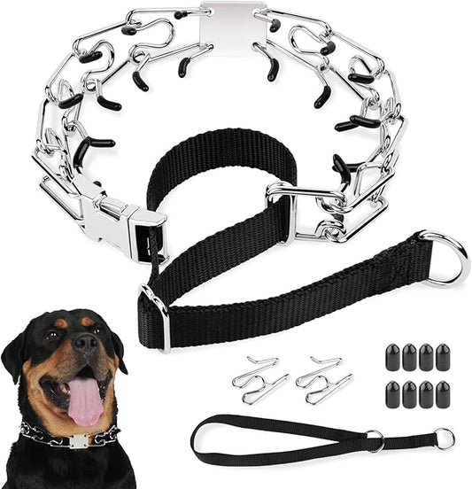 Mayerzon Martingale No Pull Collar for Large Medium Small Dogs Pitbull German Shepherd Doberman That Pull
