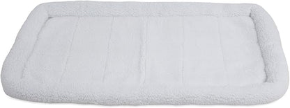 PRECISION PET PRODUCTS Sheepskin Bolster Crate Mat 48" Crates,