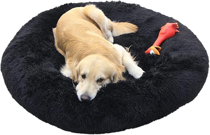 Black Dog Bed for Extra Large Dogs 150 lbs
