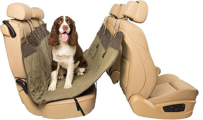 PetSafe Happy Ride Quilted Dog Car Seat Cover – Waterproof & Durable – Machine Washable – Fits Most Cars