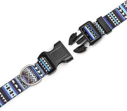 Adjustable Dog Collar with Patterns