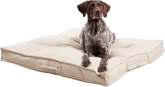 Happy Hounds Milo Square Tufted Pillow Dog Bed (40" x 40")