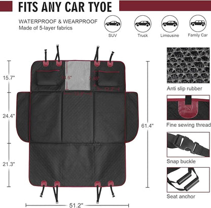 Back Seat Extender for Dogs 330lb, Waterproof