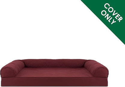 Furhaven Replacement Dog Bed Cover Quilted Sofa-Style