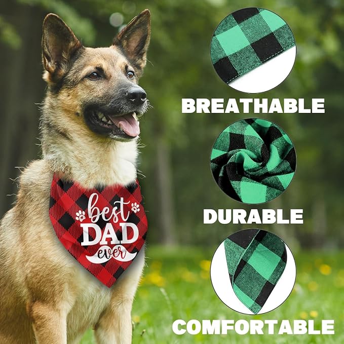Best Dad Ever Dog Bandana (C9)