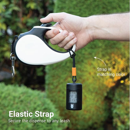 SVD.PET 2-Pack Retractable Waste Bag Dispensers with 60 Large Leak-proof Poop Bags