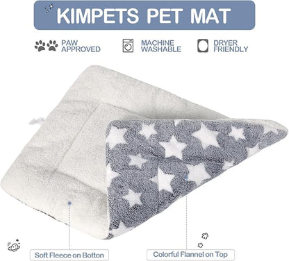 Soft Flannel Thickened Pet Soft Fleece Pad Pet (20.5 * 16in Medium)
