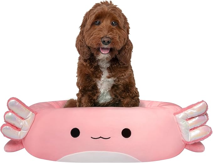 Squishmallows Original 30-Inch Archie The Axolotl Pet Bed