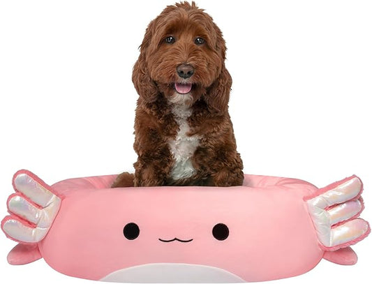Squishmallows Original 30-Inch Archie The Axolotl Pet Bed