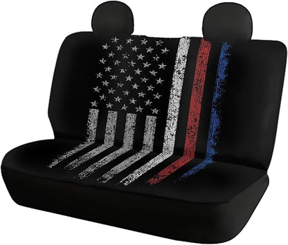 American Flag Universal Car Seat Covers Full Set 4pcs Car
