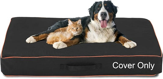 Waterproof Dog Bed Cover Washable, Heavy Duty Durable Oxford Universal Pet Dog Bed Replacement Protector Cover