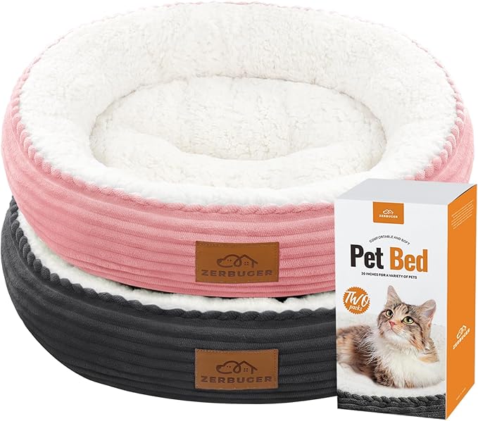 Cat Bed 20In Dog 2 Pack)
