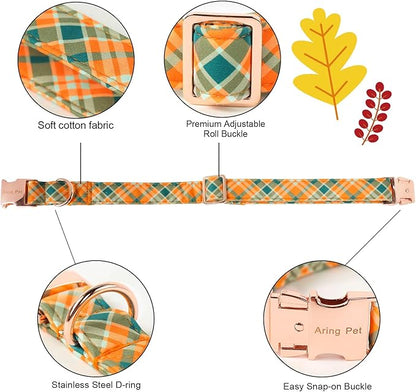 ARING PET Fall Dog Collar-Cute Dog Collar with Bow