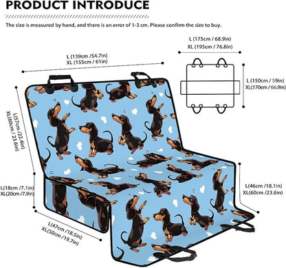AFPANQZ Dachshund Design Dog Cat Seat Buckets