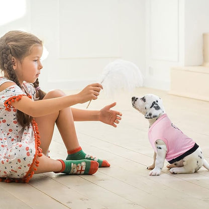 8 Pieces Pet Shirts Printed Puppy Shirts Soft Dog Shirt Pullover Dog T Shirts Cute Dog Sweatshirts Valentine's Day Puppy Girl Clothes Dog Outfits Small Dog for Pet Dogs Cats (Vivid Pattern