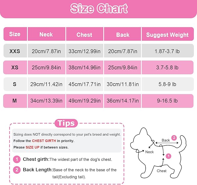 Turtleneck Dog Pajamas for Small Dogs Fleece Dog Sweater Warm Puppy Onesie Cute Dog Clothes Pjs Winter Outfits Pet Jumpsuits Cat Sweaters (Pink Strawberry, X-Small)