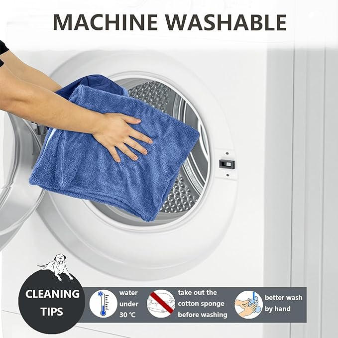 Dog Beds for Large Dogs 3 Sides,Machine