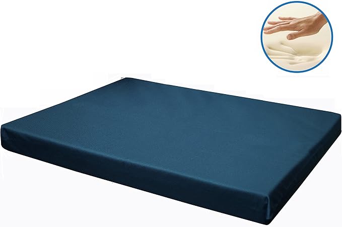Dogbed4less Memory Foam Platform Dog Bed 29X18X3 Pacific