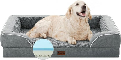 Memory Foam XL Dog Bed with Bolsters